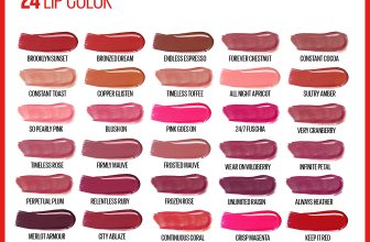 Maybelline 24 Hour Lipstick Colours