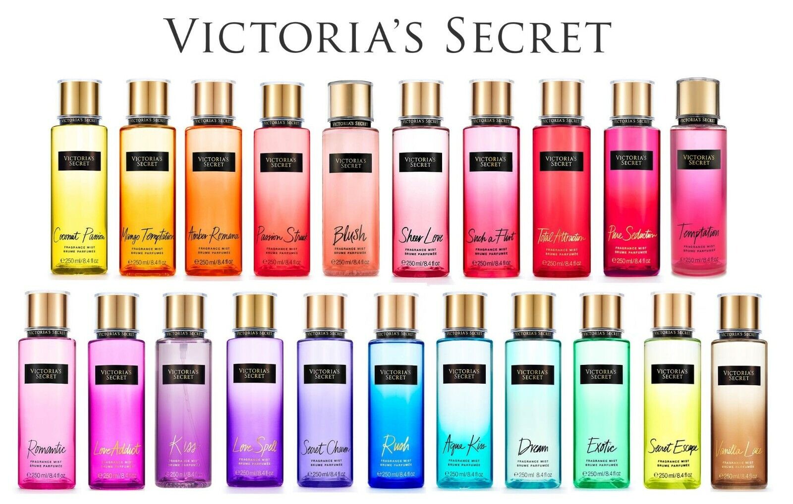 Victoria Secret Scents Body Mist