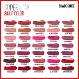 Maybelline 24 Hour Lipstick Colours: Long-Lasting Glam